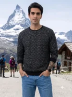 Men's Allen Solly Black Sweatshirts