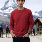 Men's Allen Solly Red Sweatshirts