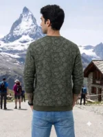 Men's Indian Terrain Green Sweatshirts - Image 2