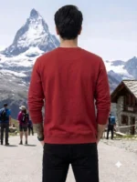 Men's Allen Solly Red Sweatshirts - Image 2
