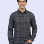 BLACK PEOPLE MEN'S PREMIUM DARK CHECKED SHIRTS