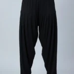 Women's Black Plain Patiyala Pants