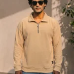 Men's Woollen Zipper Tees