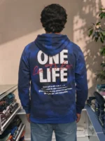 Men's Stylish One Life Hoodie - Image 2