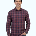 MEN'S PREMIUM COTTON RED CHECKED SHIRTS