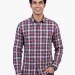 JOHN PLAYERS MEN'S PREMIUMRED & BLUE CHECKED SHIRTS