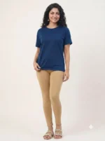 Women's Ankle Fit Leggings - Beige - Image 2