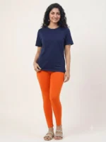 Women's Ankle Fit Leggings - Saffron - Image 2