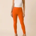 Women's Full Length Leggings - Saffron