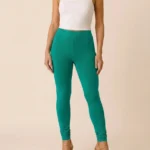 Women's Full Length Leggings - Dark Turquoise 2