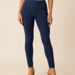 Women's Full Length Leggings - Dark Blue