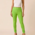 Women's Full Length Leggings - Parrot Green