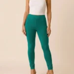Women's Full Length Leggings - Dark Turquoise