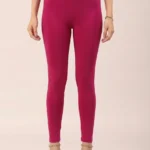 Women's Ankle Fit Leggings - Dark Pink