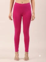 Women's Ankle Fit Leggings - Bright Pink