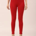 Women's Ankle Fit Leggings - Red