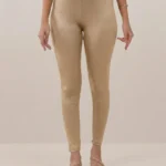 Women's Shimmer Leggings - Beige