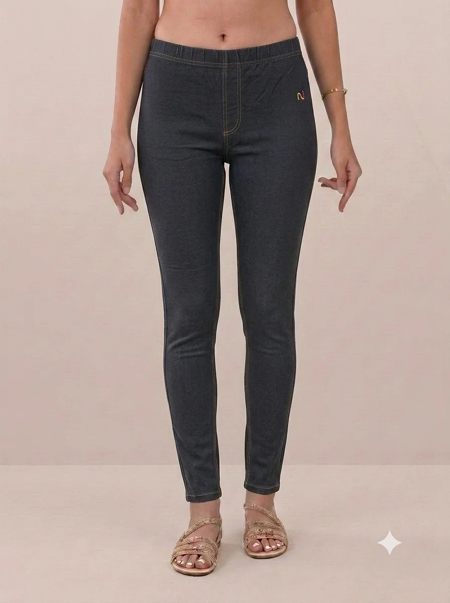 1786297579774 Women's New Darling Jeggings - Black - Image 1