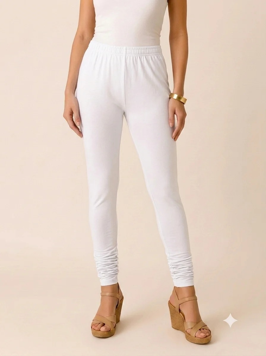 1786299272467 Prisma Full Length Leggings - White - Image 1
