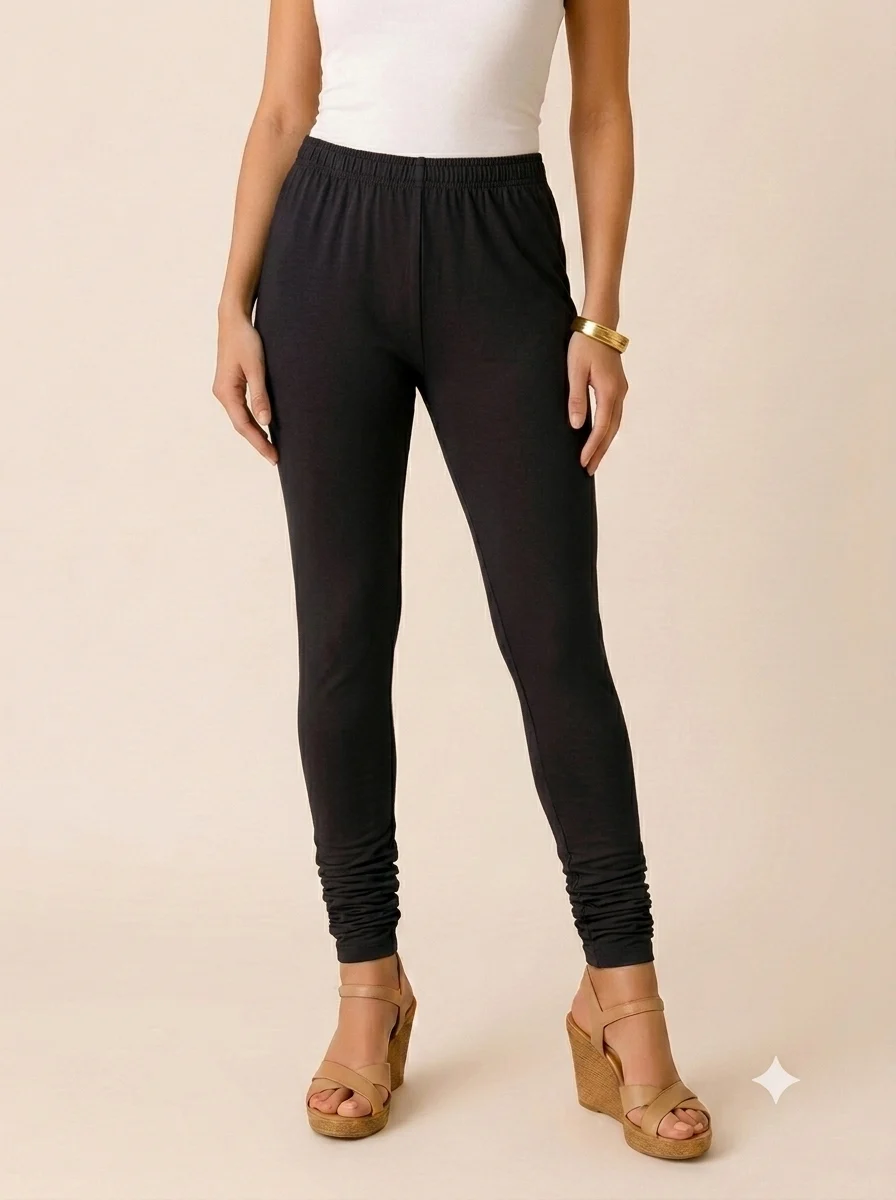 1786299421919 Prisma Full Length Leggings - Black - Image 1