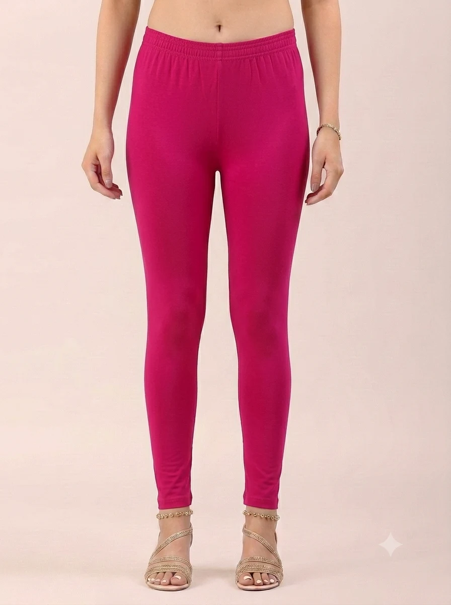 1786300142204 Prisma Ankle Leggings - Pink - Image 1