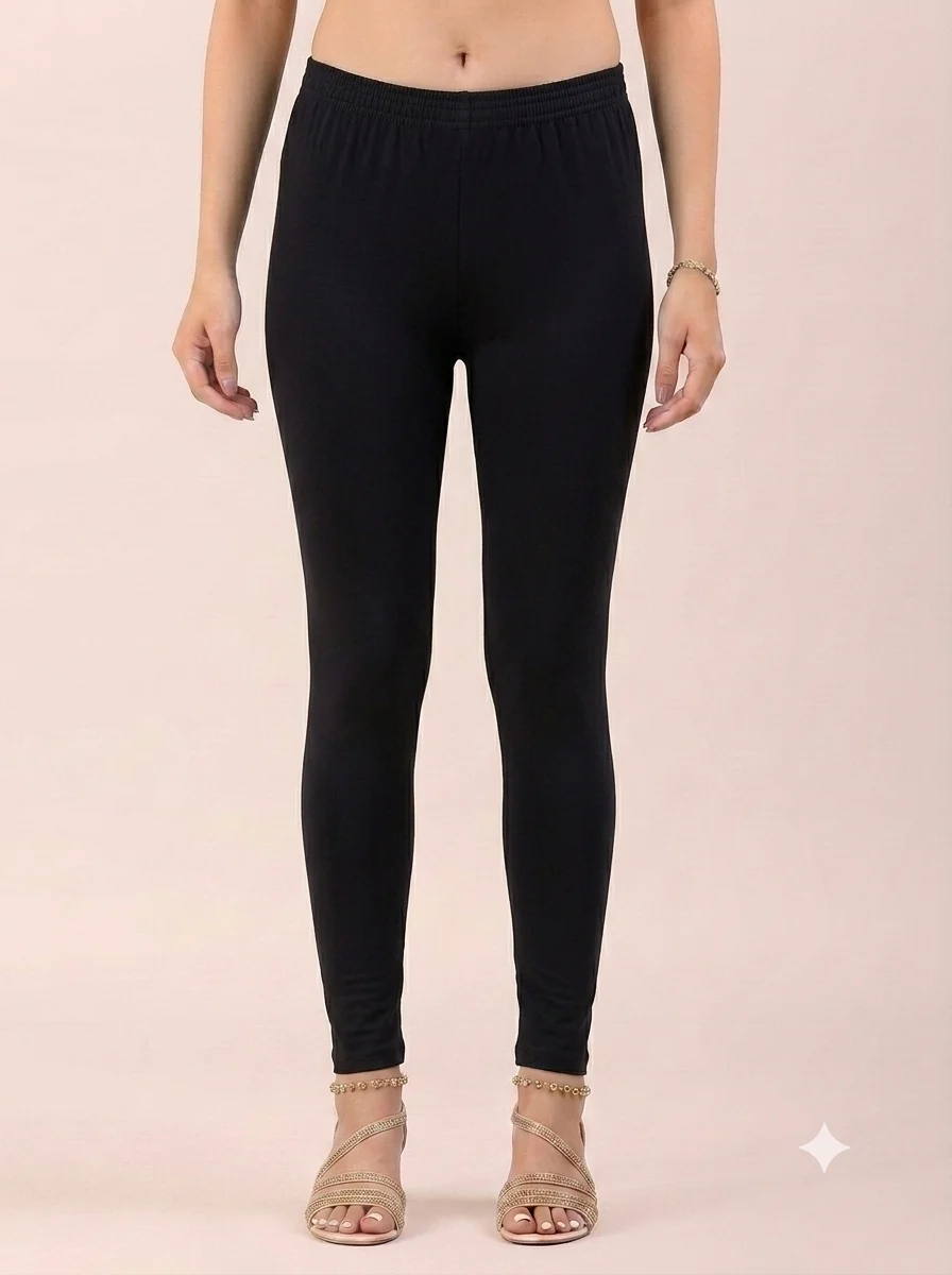 1786300278424 Prisma Ankle Leggings - Black - Image 1