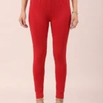 Prisma Ankle Leggings - Red