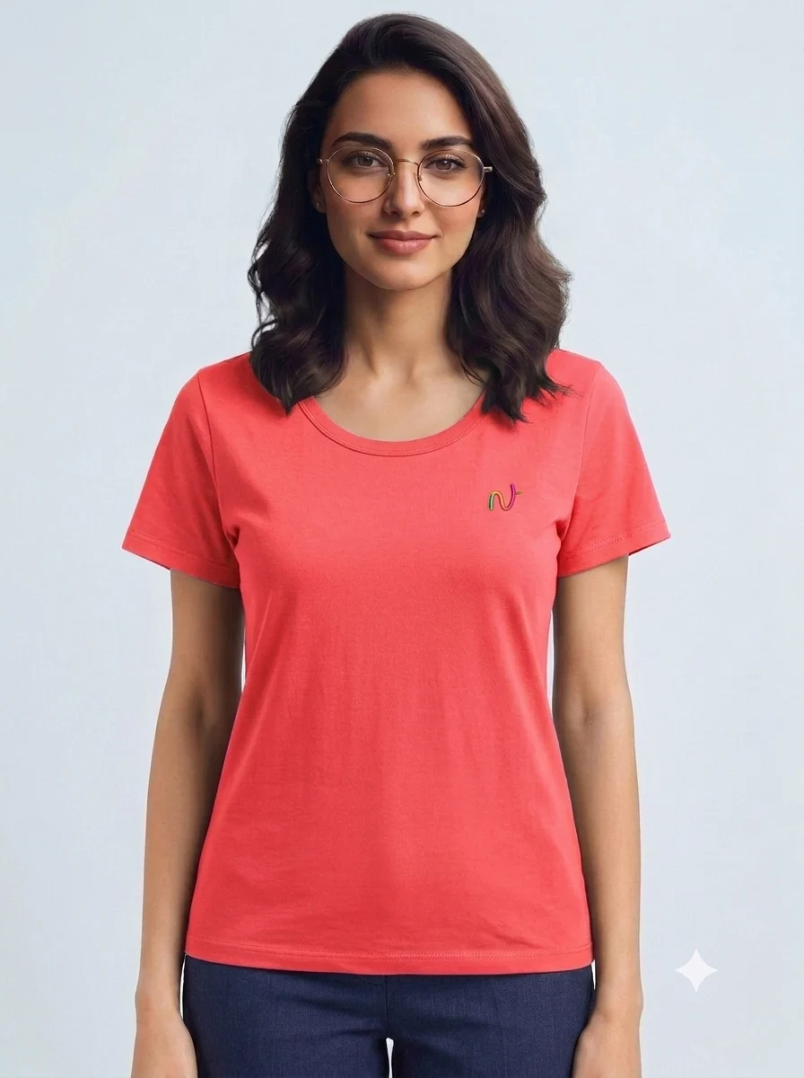 1786348766954 Women's Tshirts - Dark Pink - Image 1