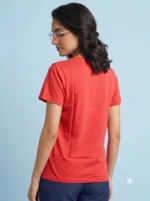 Women's Tshirts - Dark Pink - Image 2
