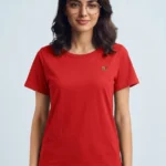 Women's Tshirts - Bright Red