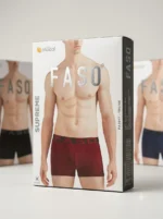 FASO Men's Trunks - BURGUNDY - Image 2