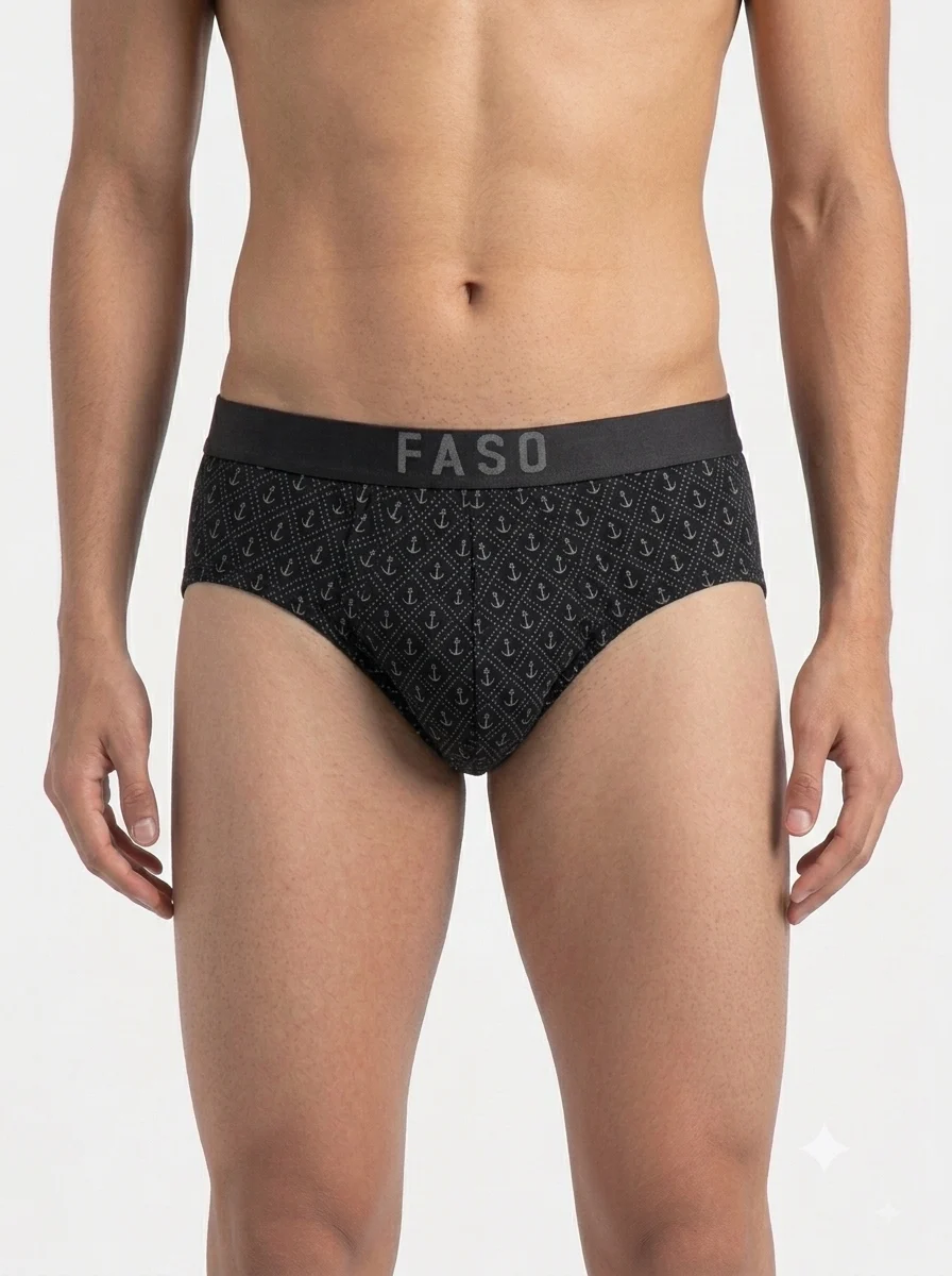 1786413295406 FASO Men's Briefs - BLACK - Image 1