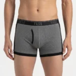 FASO Men's Trunks - BLACK & CHARCOAL MELANGE