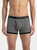 FASO Men's Trunks - BLACK & CHARCOAL MELANGE