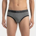 FASO Men's Briefs - BLACK & CHARCOAL