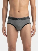 FASO Men's Briefs - BLACK & CHARCOAL
