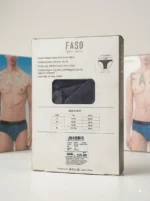 FASO Men's Brief - P.PURPLE & GREY MELANGE - Image 2