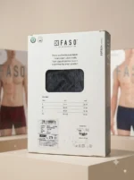 FASO Men's Briefs -BLACK DENIM - Image 2