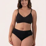 Women's Goldex Plain Panties - Black