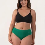 Women's Goldex Plain Panties - Green