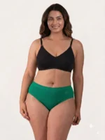 Women's Goldex Plain Panties - Green