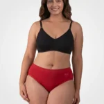 Women's Goldex Plain Panties - Red