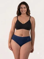 Women's Goldex Plain Panties - Dark Blue
