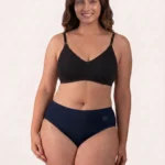 Women's Goldex Plain Panties - Navy Blue