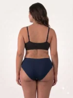 Women's Goldex Plain Panties - Navy Blue - Image 2