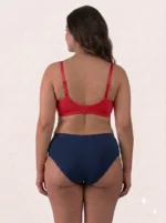 Pon Preetha Bra For Women - Red - Image 2