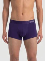 2 Pack FCUK Trunks For Men - TAN.RED & CR.JEWEL - Image 2