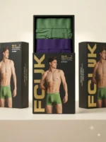 2 Pack FCUK Trunks For Men - GR.GARDEN & CR.JEWEL - Image 4