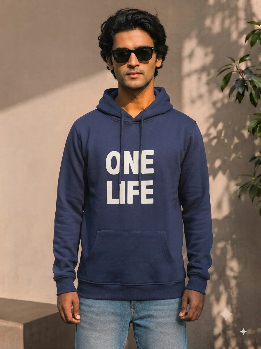 1787237738219 Men's Stylish One Life Hoodie - Image 1