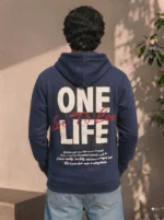 Men's Stylish One Life Hoodie - Image 2